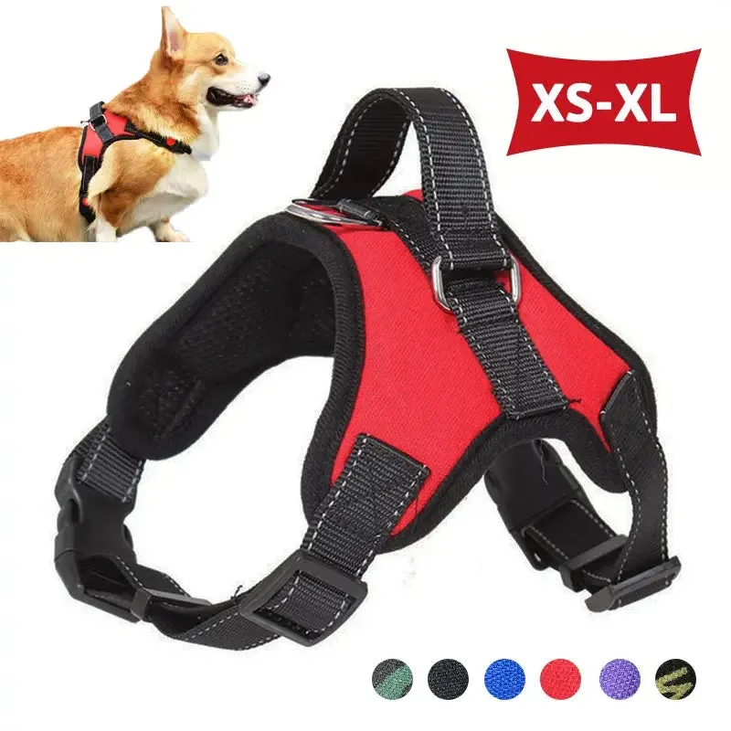 No Pull Harness Reflective Adjustable