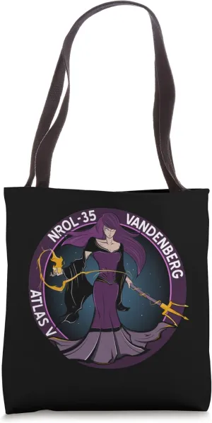 NROL-35 Vandenberg Atlas V Spy Satellite Purple Sorceress Tote Bag