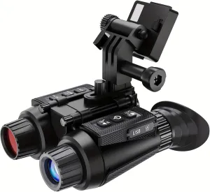 NV8300 Night Vision Goggles, 4K Infrared Night Vision Binoculars for Adults, Head-Mounted Rechargeable NVG with 8X Digital Zoom, 32GB Card for Hunting Camping