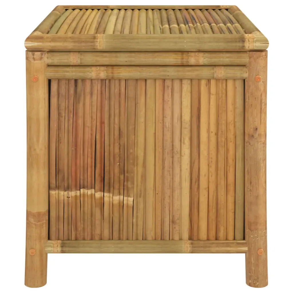 Outdoor Storage Box Patio Furniture Garden Storage Chest Seat Bamboo