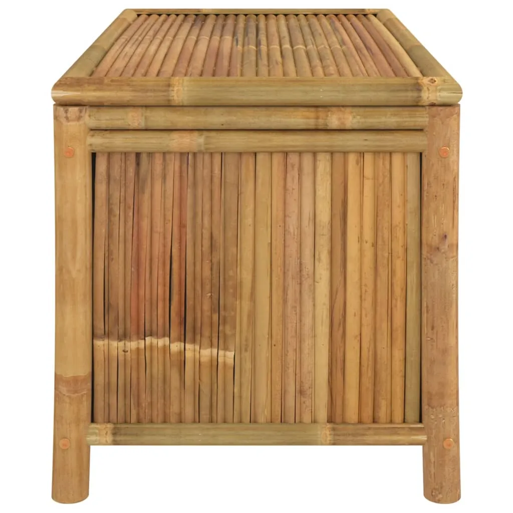 Outdoor Storage Box Patio Furniture Garden Storage Chest Seat Bamboo