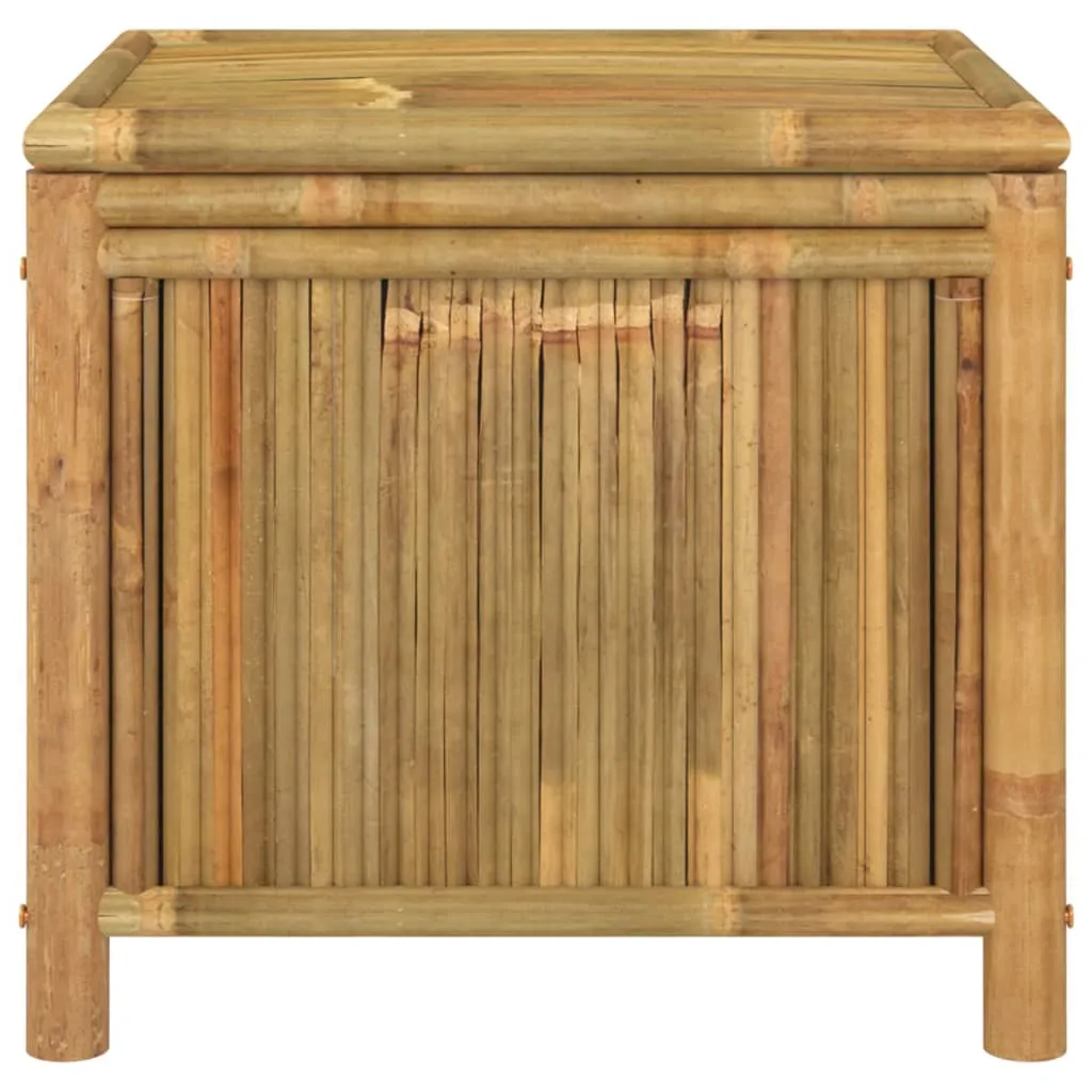 Outdoor Storage Box Patio Furniture Garden Storage Chest Seat Bamboo