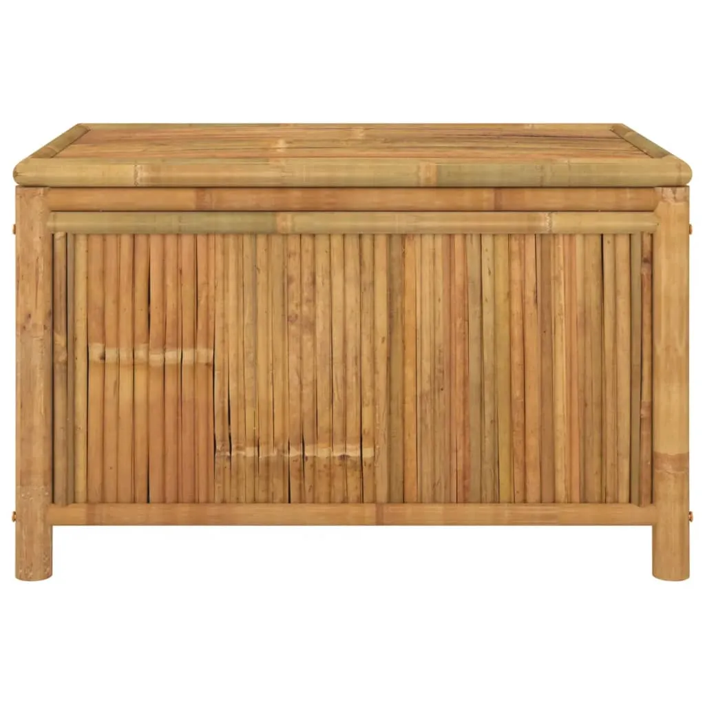 Outdoor Storage Box Patio Furniture Garden Storage Chest Seat Bamboo