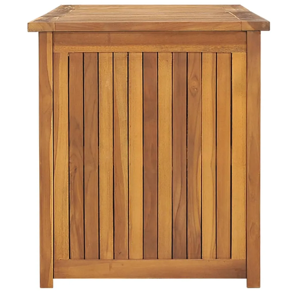 Outdoor Storage Deck Box Chest for Patio Cushions Tools Solid Teak Wood
