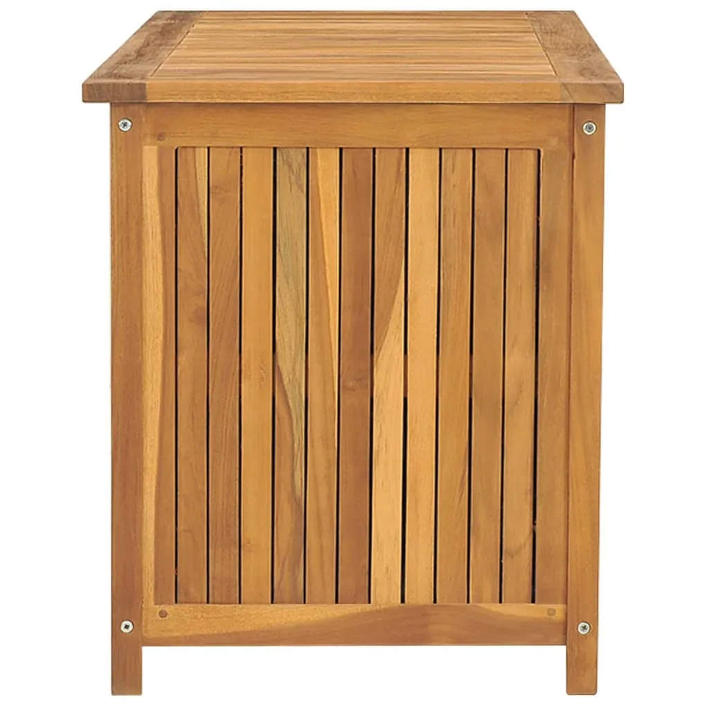 Outdoor Storage Deck Box Chest for Patio Cushions Tools Solid Teak Wood