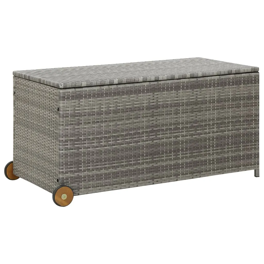 Outdoor Storage Garden Patio Deck Cushion Box Chest Cabinet PE Rattan