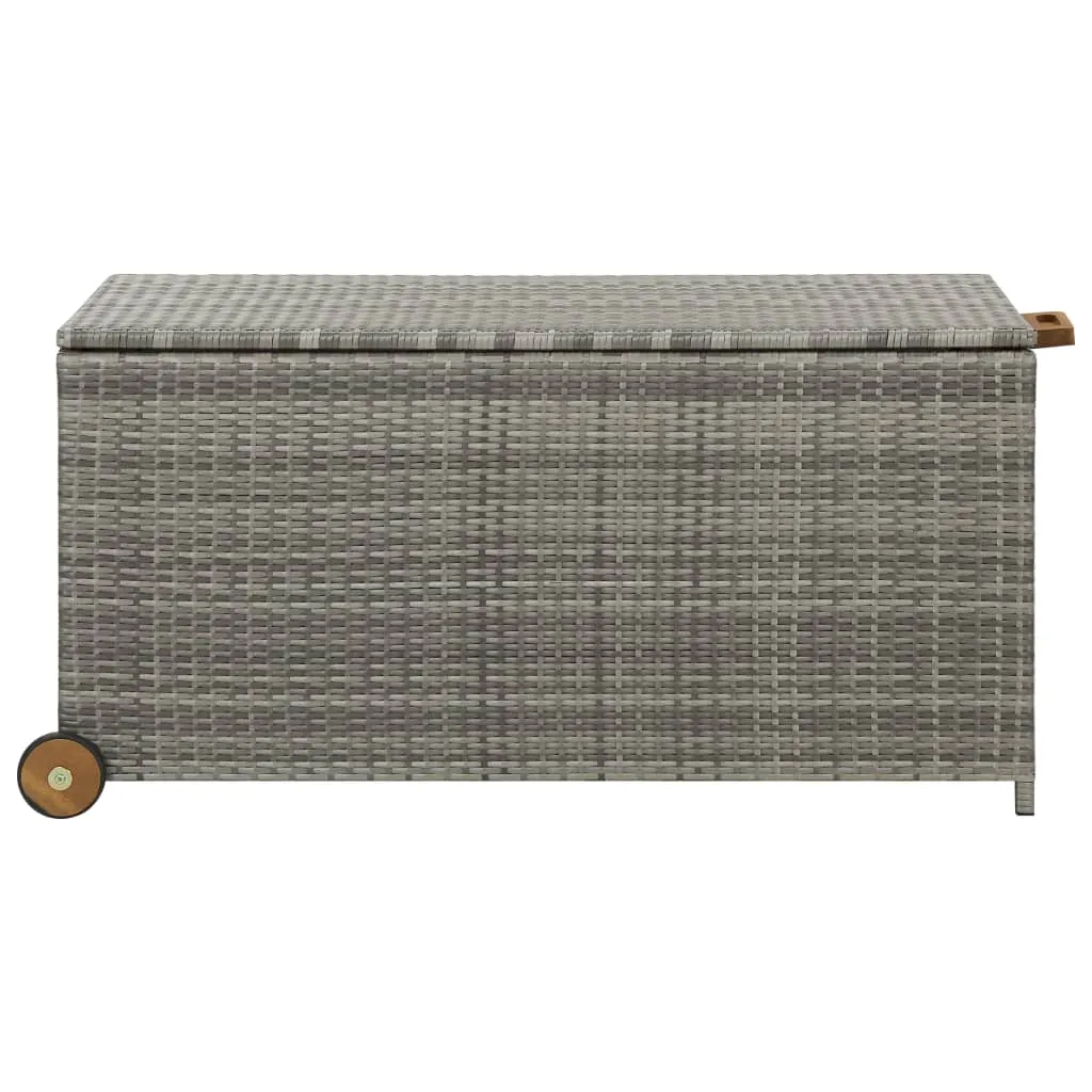 Outdoor Storage Garden Patio Deck Cushion Box Chest Cabinet PE Rattan