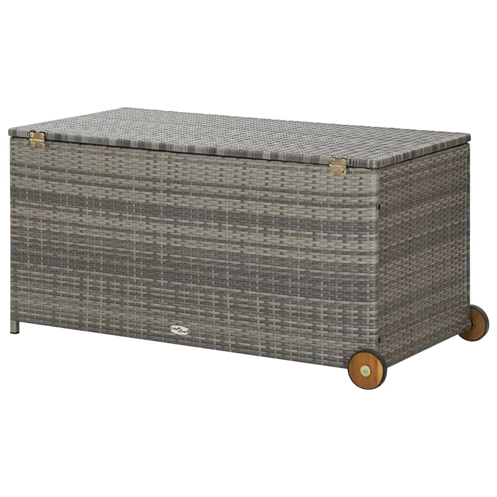 Outdoor Storage Garden Patio Deck Cushion Box Chest Cabinet PE Rattan