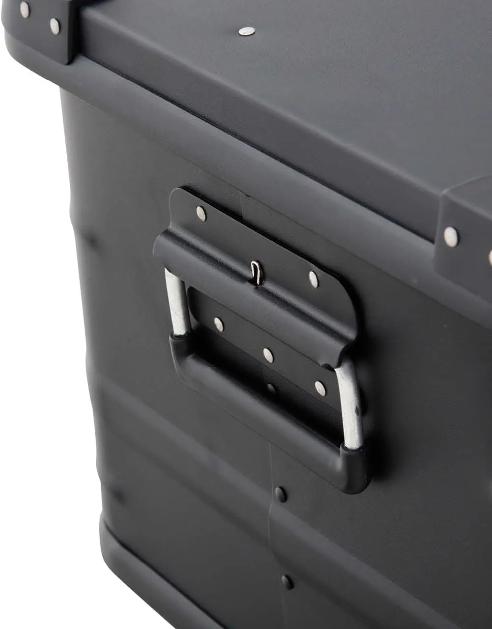 Overland Vehicle Systems Aluminum Box Storage 53QT - Universal Purpose - Heavy Duty Foldable Handles - Heavy Duty Nylon Interior Straps - Boxes are Stackable