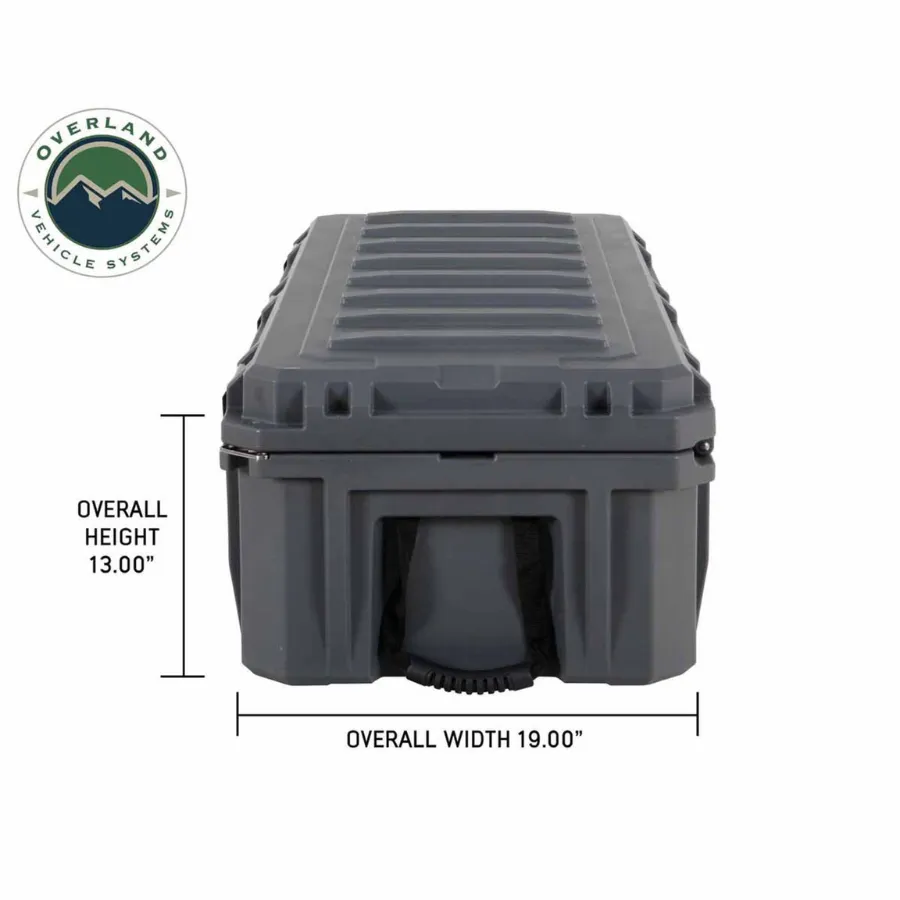 OVS D.B.S. - Dark Grey 117 QT Dry Box With Drain and Bottle Opener