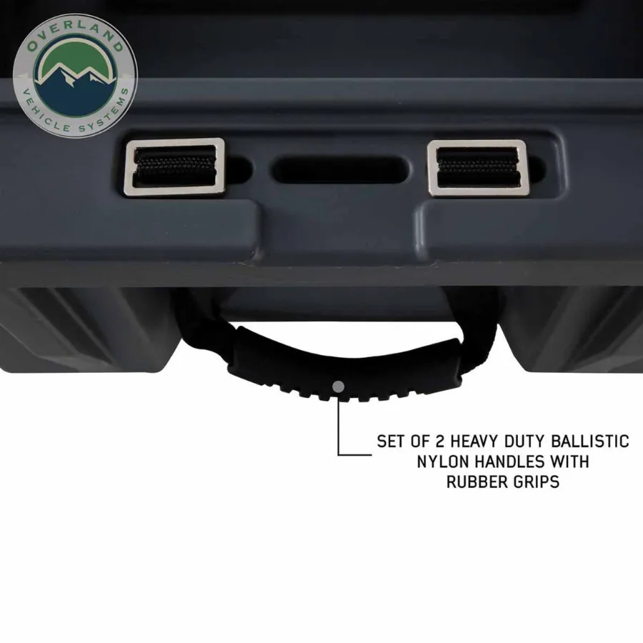 OVS D.B.S. - Dark Grey 117 QT Dry Box With Drain and Bottle Opener