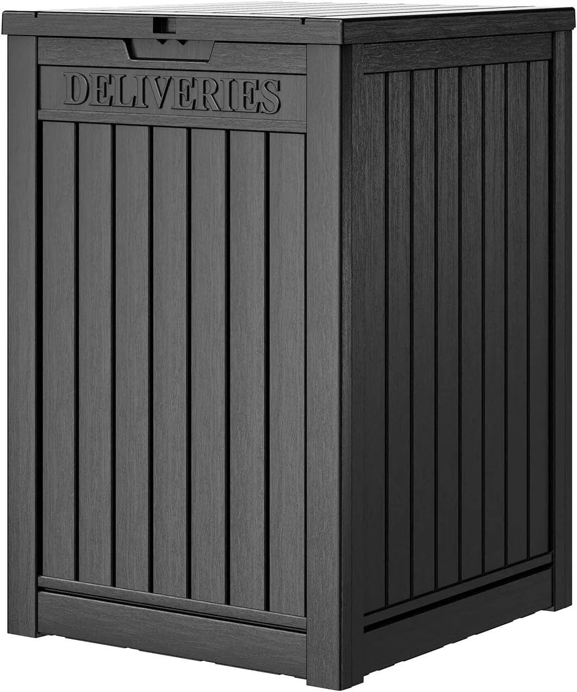 Package Delivery Box for Outside, 48 Gallon Storage with Lockable Secure, Large Double Wall Resin Outdoor Package Delivery Waterproof