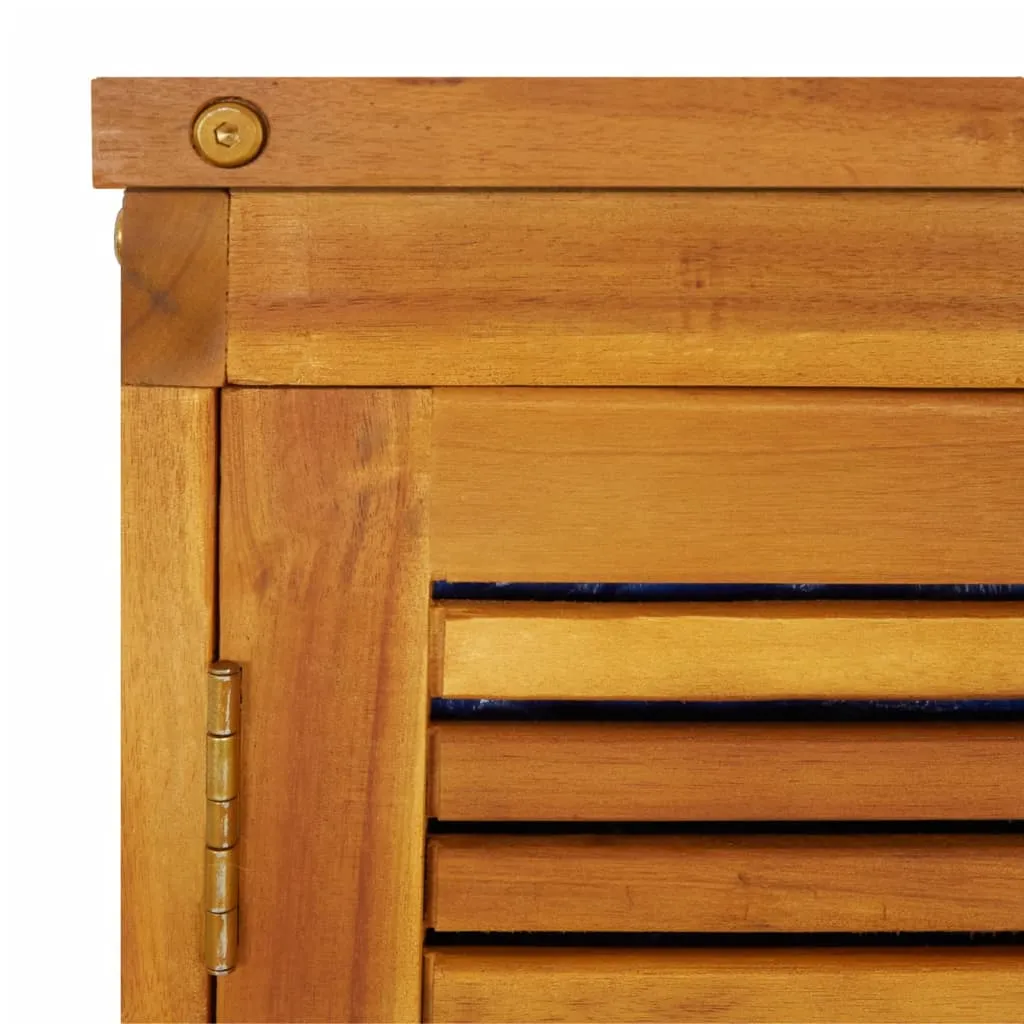 Patio Storage Box Outdoor Lockable Storage Tool Chest Solid Wood Acacia