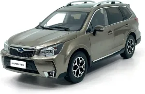 PAUDIMODEL 1/18 Scale Diecast Car Subaru Forester Minicar for Collection Gold