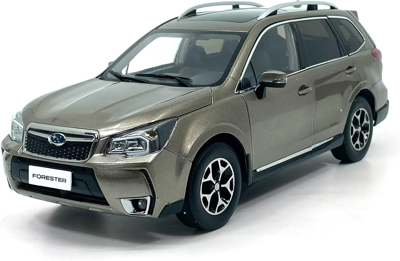 PAUDIMODEL 1/18 Scale Diecast Car Subaru Forester Minicar for Collection Gold