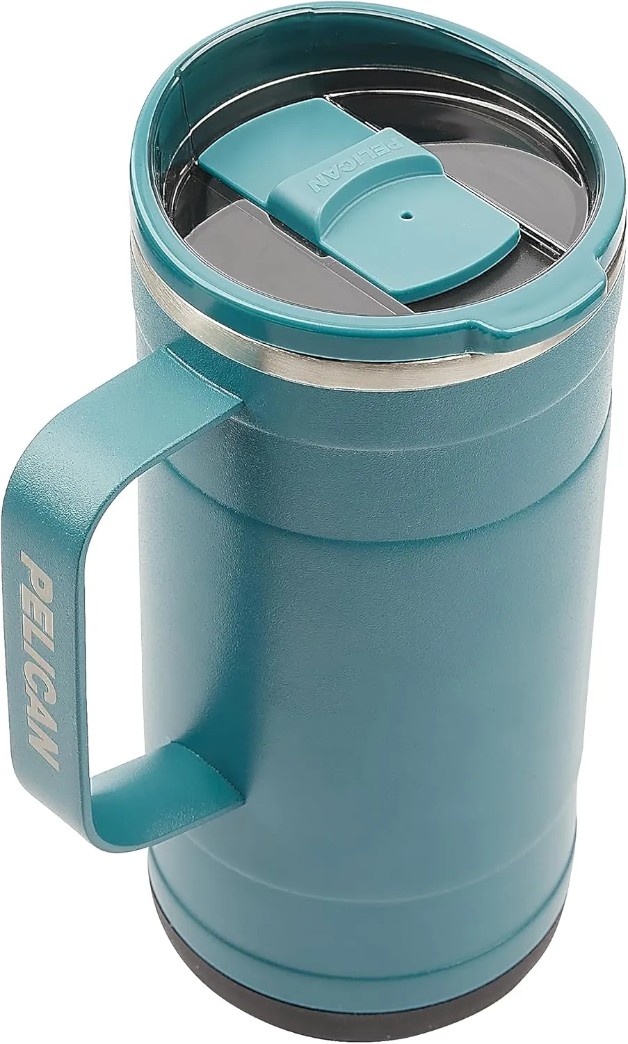 Pelican Hydration Pelican Ridge™ 18 oz Vacuum Insulated Tumbler - Recycled Stainless Steel Double Wall Travel with Dual Lid, Powder Coated Insulated Coffee Mug For Hot Cold Drinks Lagoon