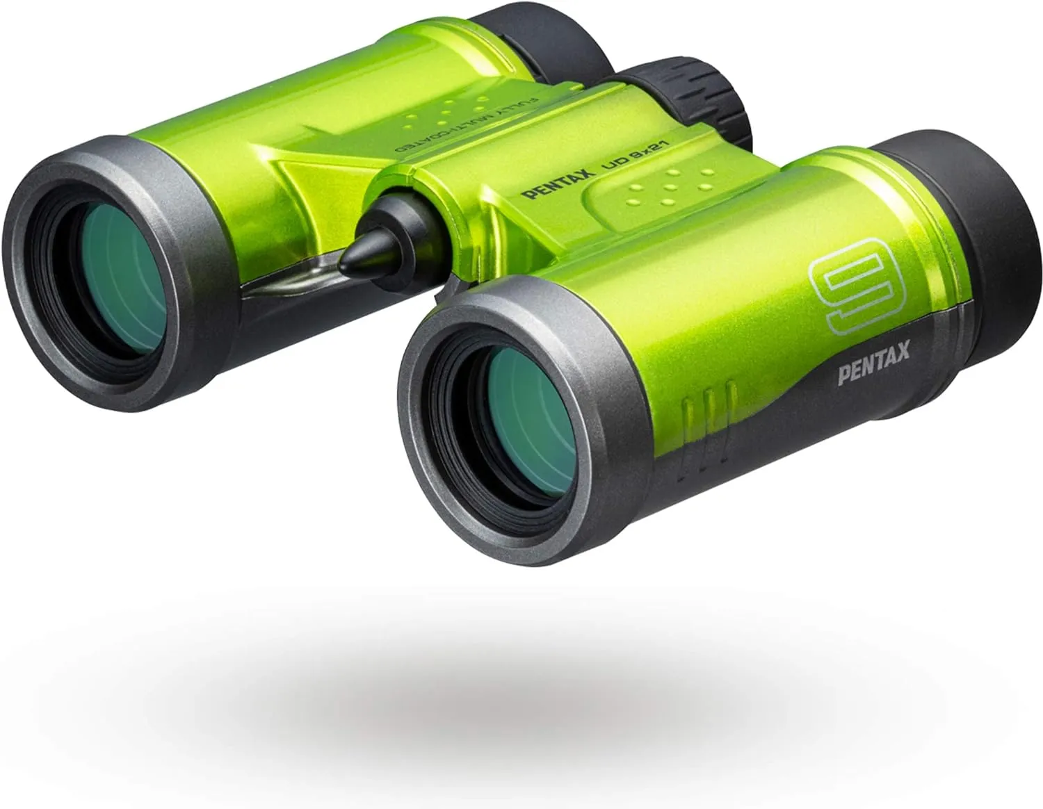 PENTAX Binoculars UD 9x21 Green. A bright, clear field of view, a compact, lightweight body with roof prism, Fully Multi-Coated optics provides excellent image performance. Concerts Sports Traveling.