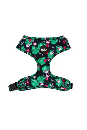 Pet Adjustable Harness in Flamingoes