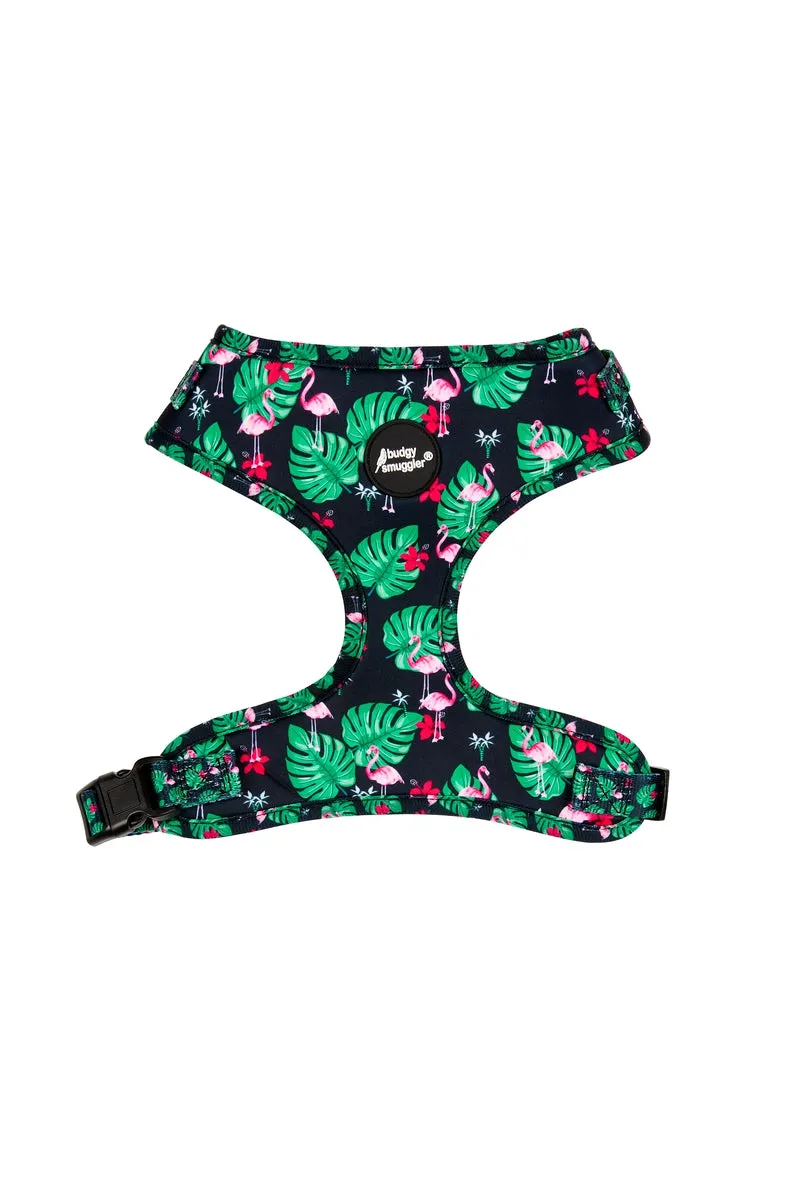 Pet Adjustable Harness in Flamingoes