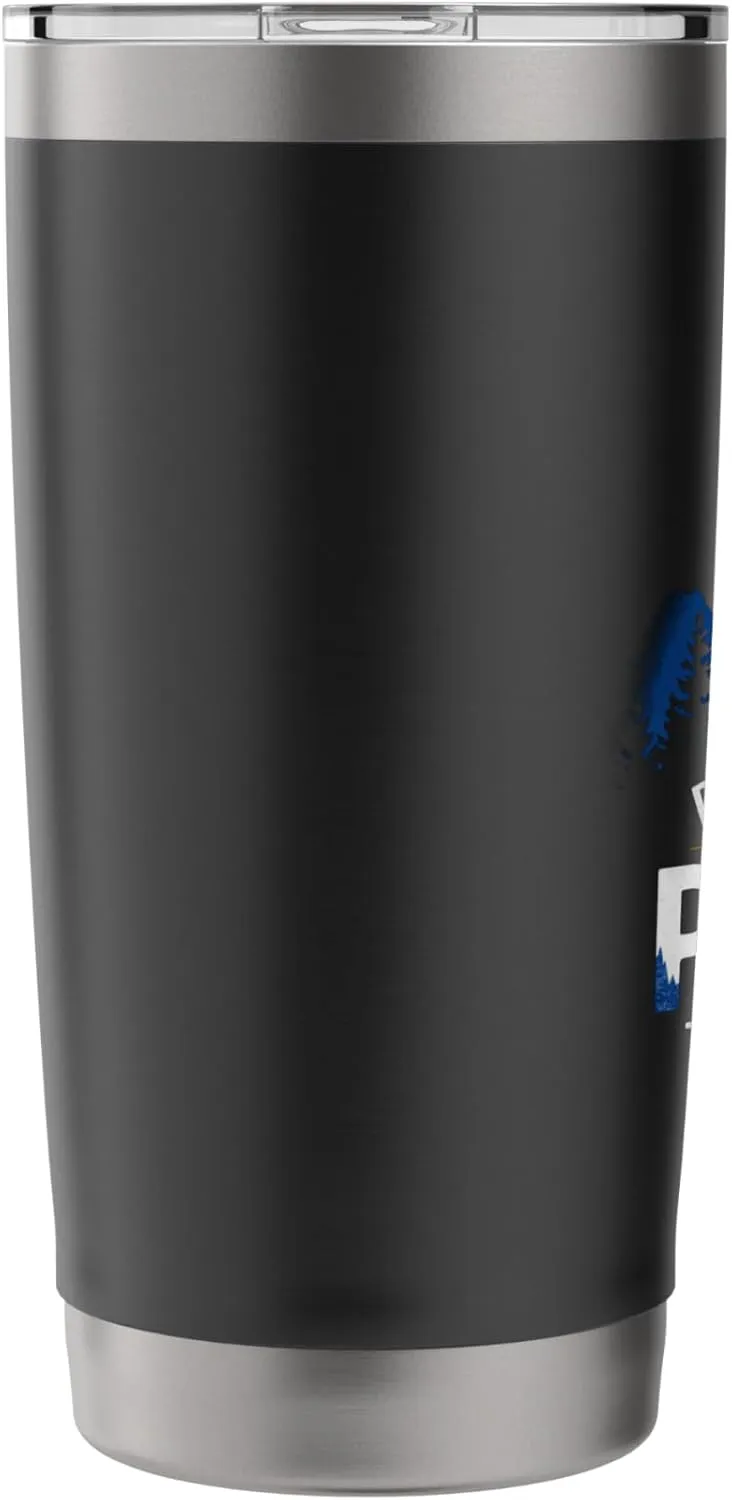 Pitching Tents Where Peaks Touch the Sky Alpine Camping Stainless Steel Insulated Tumbler