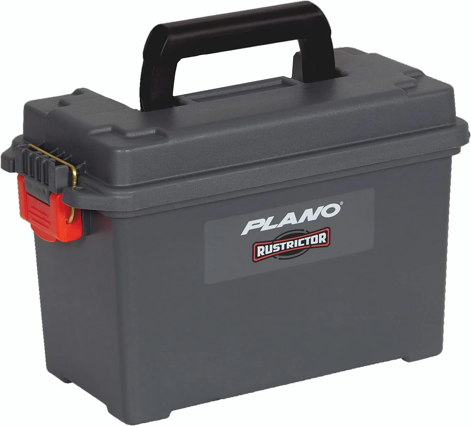 Plano Rustrictor Field Ammo Box .50 Caliber, Gray, All-Weather & Anti-Rust Ammo Storage Box, Large Plastic Ammunition Box, Waterproof Ammo Can, Holds 6 Boxes of Ammunition