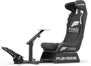 Playseat Evolution Pro Sim Racing Cockpit | Comfortable Racing Simulator Cockpit | Adjustable | Compatible with All Steering Wheels & Pedals on The Market | Supports PC & Console | Forza Motorsport