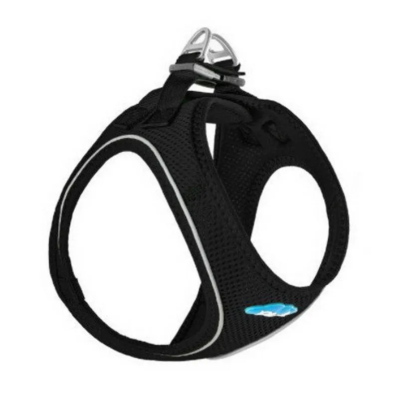 plush adjustable harness - black