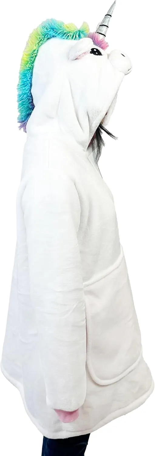 Plushible Wearable Blanket Hoodie - Cozy Blanket Hoodie Snuggies for Adults with Front Pocket, Ideal Presents for Birthdays