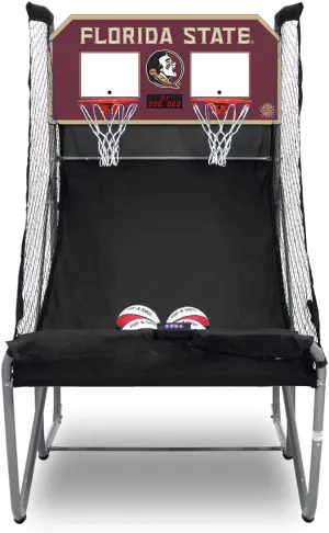 Pop-A-Shot - Home Dual Shot with Florida State Seminoles NCAA Graphics l Sensor Scoring l 16 Game Modes l 7 Balls l Foldable Storage l for All NCAA Fans