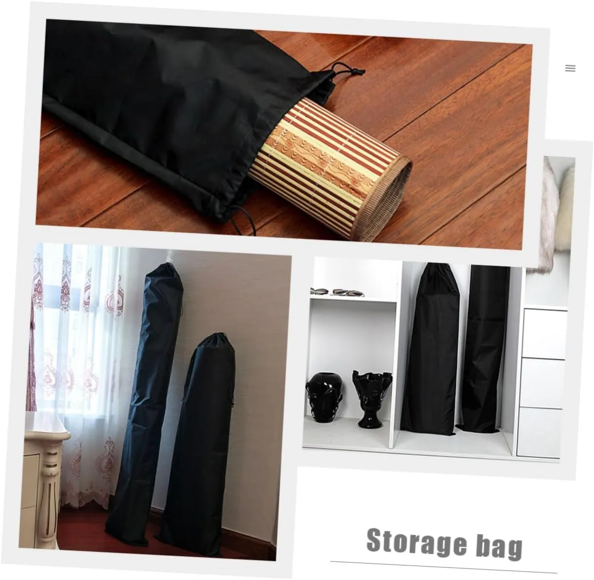 POPETPOP 4 Pcs Mat Storage Bag Nylon Blanket to Sleep