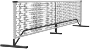 Portable 22 FT Pickleball Net - Weather Resistant Metal Frame with Carrying Bag for Outdoor Fun