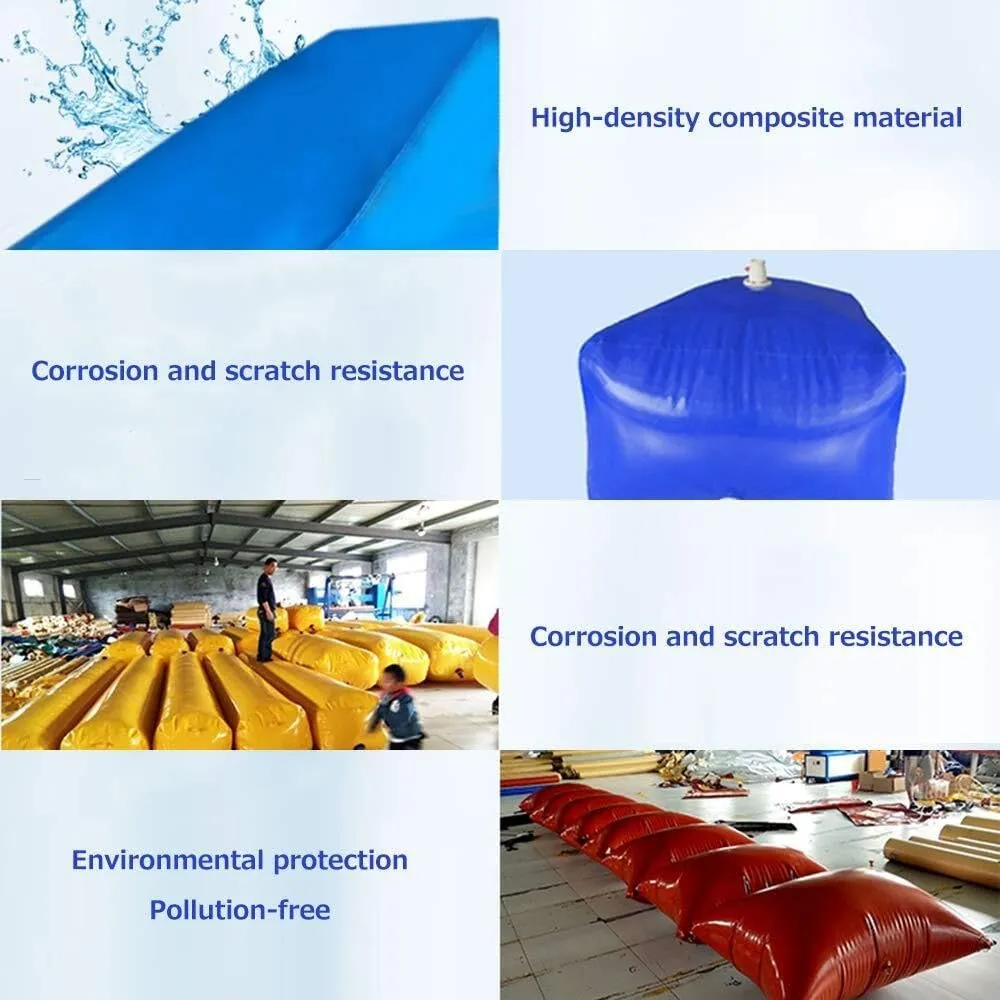 Portable Foldable Rain Barrel Water Tank, Large Capacity PVC Water Storage Bag with Faucet, Emergency Garden Irrigation & Water Storage Tank (240L-2100L)(1000L(264gal))