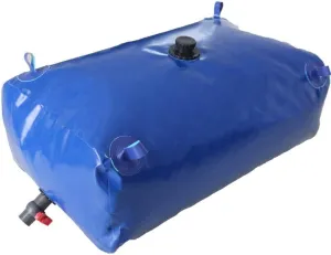 Portable Foldable Rain Barrel Water Tank, Large Capacity PVC Water Storage Bag with Faucet, Emergency Garden Irrigation & Water Storage Tank (240L-2100L)(1000L(264gal))
