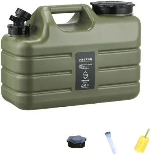 Portable Outdoor Camping Water Storage Tank with Faucet 11L Foldable Water Container for Hiking Picnic BBQ Replacement