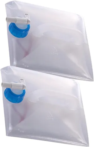 Portable Water Storage Container Collapsible Water Jugs Handle for Camping