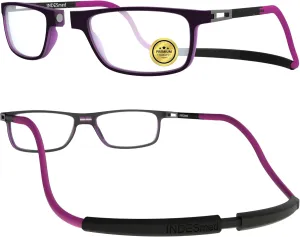 Premium Magnetic Reading Glasses for Presbyopia | 7-Point Adjustable Fit, Blue Light Filter, (1 unit)