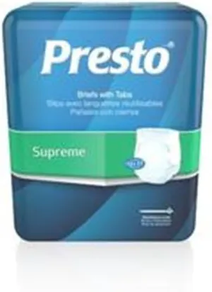 Presto Supreme Brief Large 45 58 Part No Abb21040 72case