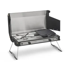 Primus Tupike outdoor stove dual gas burner portable camping hiking griddle