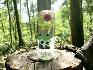 Printed Panda Theme Water Bottle(600ml)