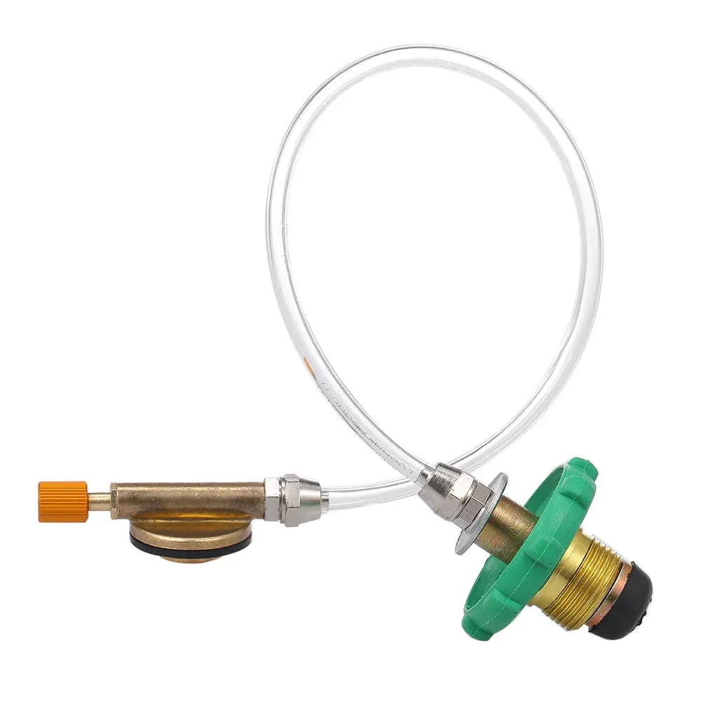 Propane Refill Adapter for Camping Stove Flat Cylinder Tank