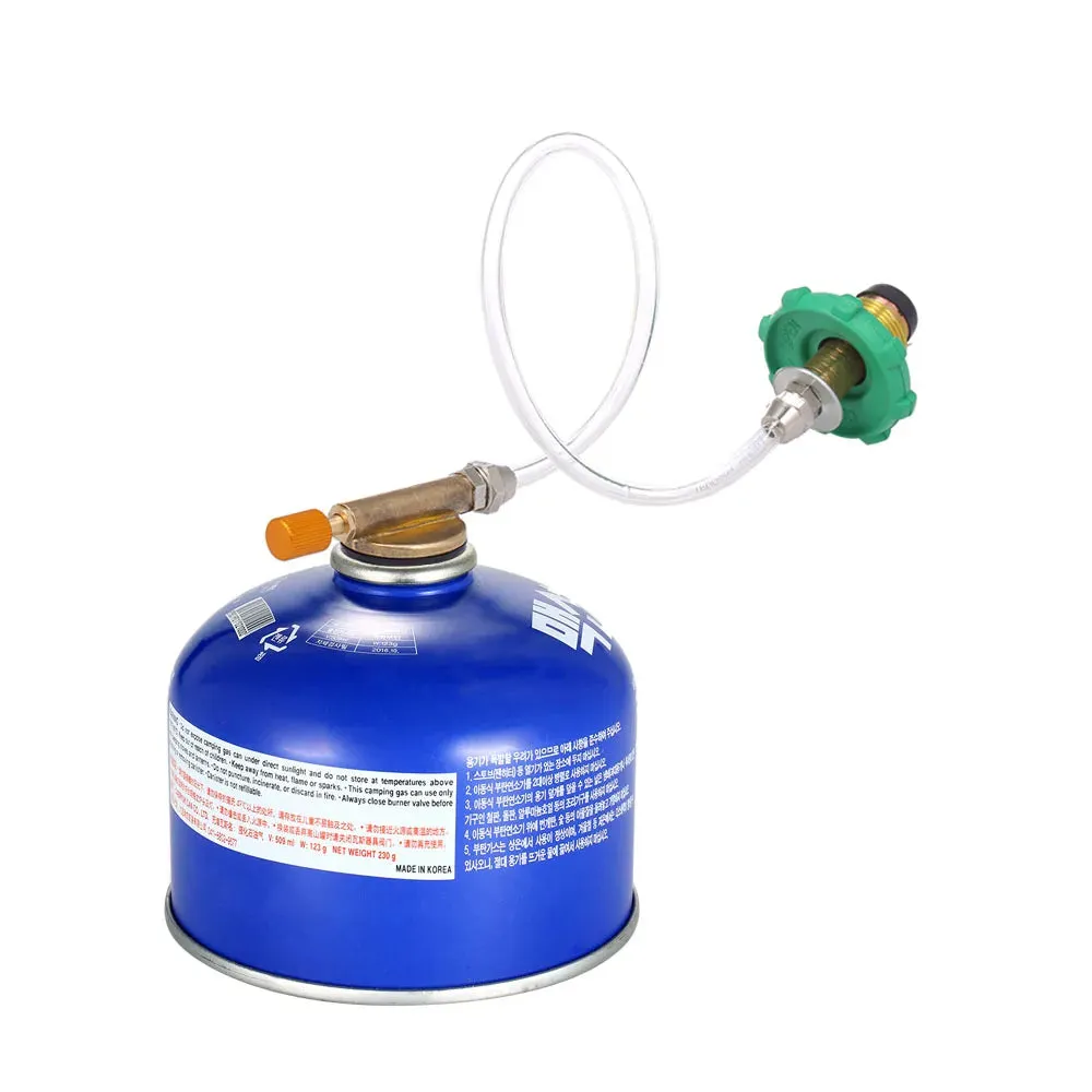 Propane Refill Adapter for Camping Stove Flat Cylinder Tank