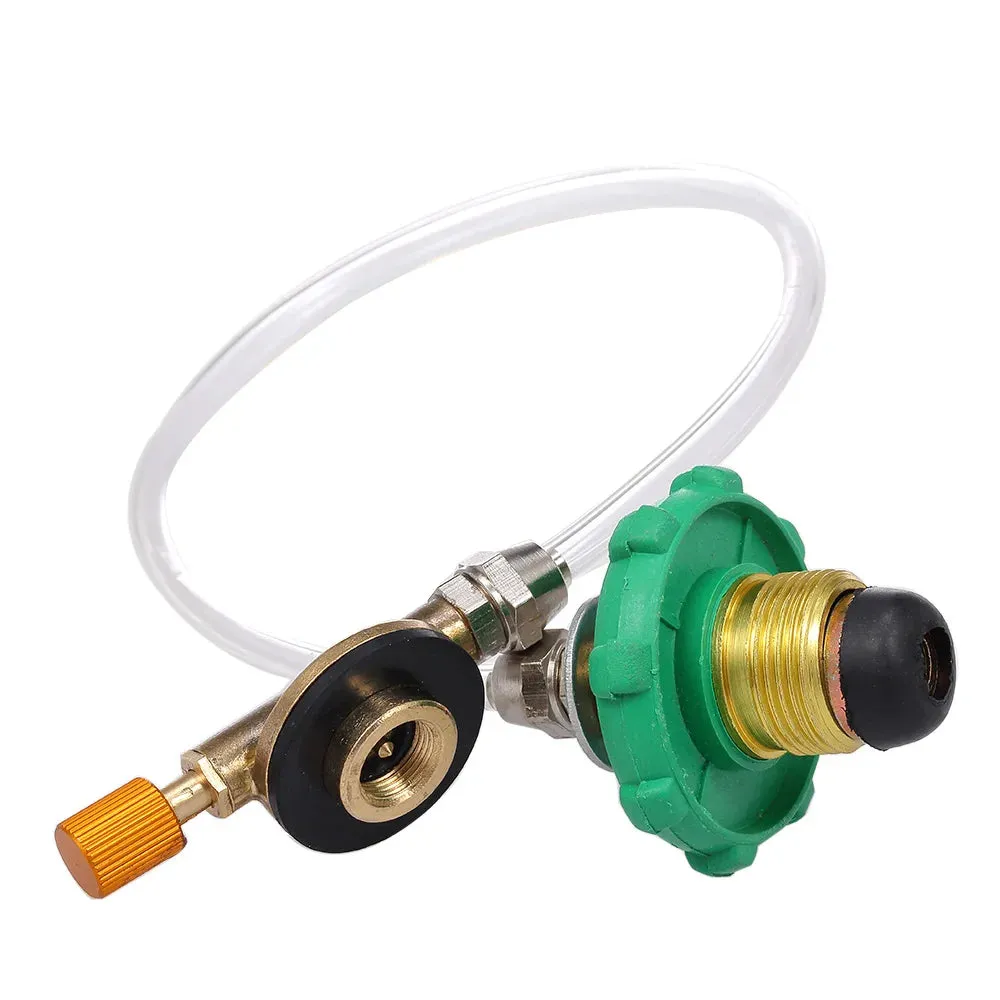Propane Refill Adapter for Camping Stove Flat Cylinder Tank