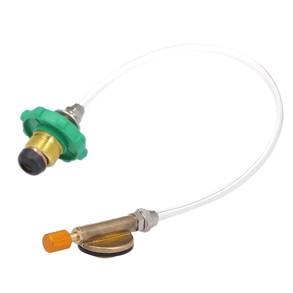 Propane Refill Adapter for Camping Stove Flat Cylinder Tank