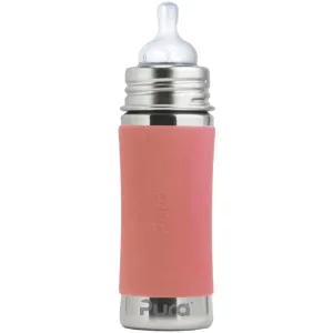 Pura Kiki Stainless Steel Infant Bottle 325ml - Rose V2