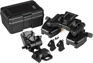 PVS-14 Light Weight Dual Tube Mounting System Set IC AN/PVS-14LW，Night Vision Goggles Night Vision Adapter for PVS-14 Night Vision Binoculars Binocular - Fully Anodized Aluminum Alloy