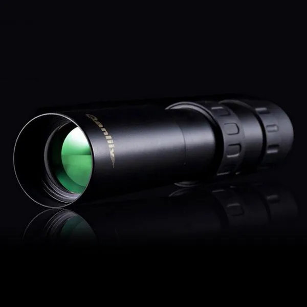 Qanliiy 10-90 x 25 Mini HD Monocular Telescope Black