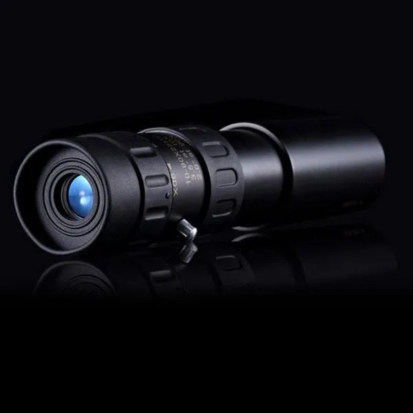 Qanliiy 10-90 x 25 Mini HD Monocular Telescope Black