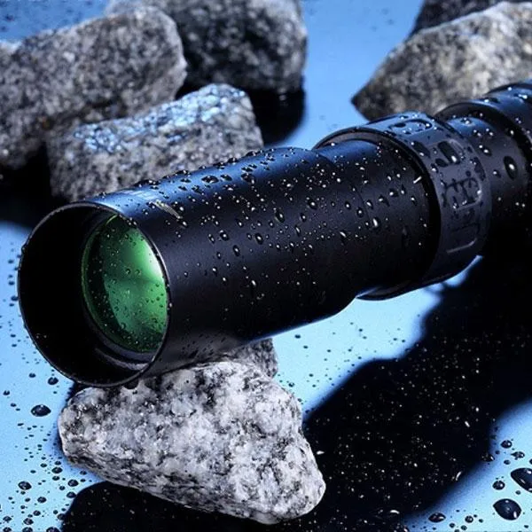 Qanliiy 10-90 x 25 Mini HD Monocular Telescope Black