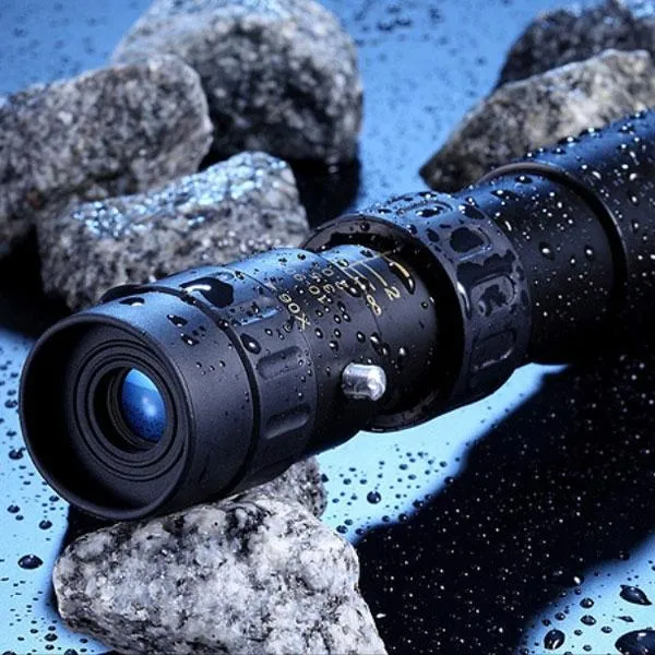 Qanliiy 10-90 x 25 Mini HD Monocular Telescope Black
