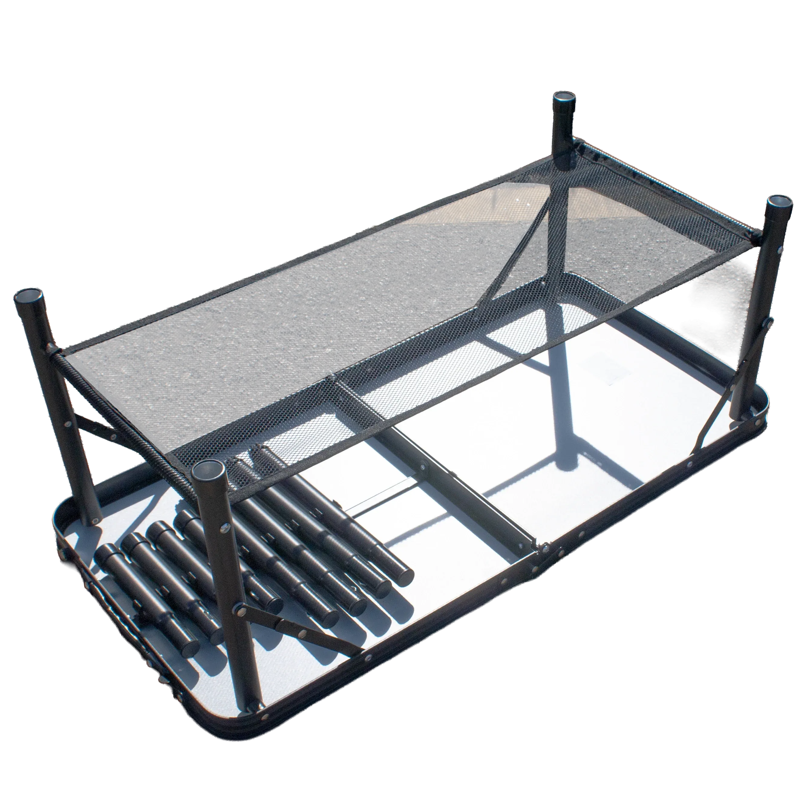 Quest Speedfit Cleeve Folding Camping Table - Onyx